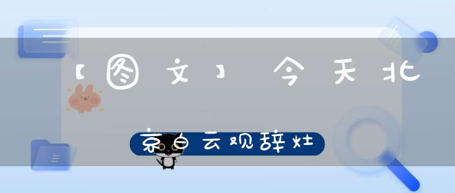 【图文】今天北京白云观辞灶