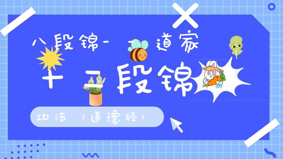 八段锦--道家十二段锦功法（道德经）