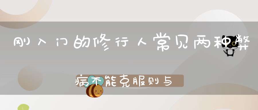 刚入门的修行人常见两种弊病不能克服则与道渐远与魔同行！