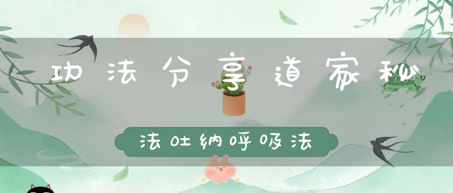 功法分享道家秘法吐纳呼吸法