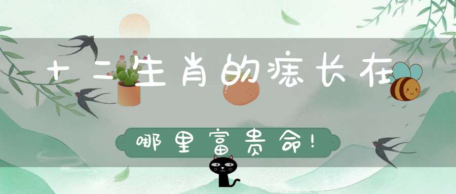 十二生肖的痣长在哪里富贵命!