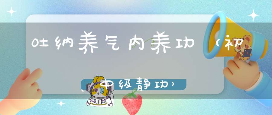 吐纳养气内养功（初、中级静功）