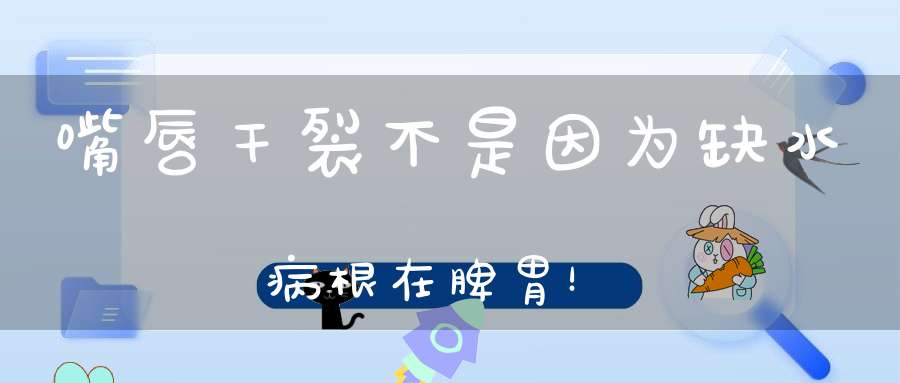 嘴唇干裂不是因为缺水病根在脾胃！
