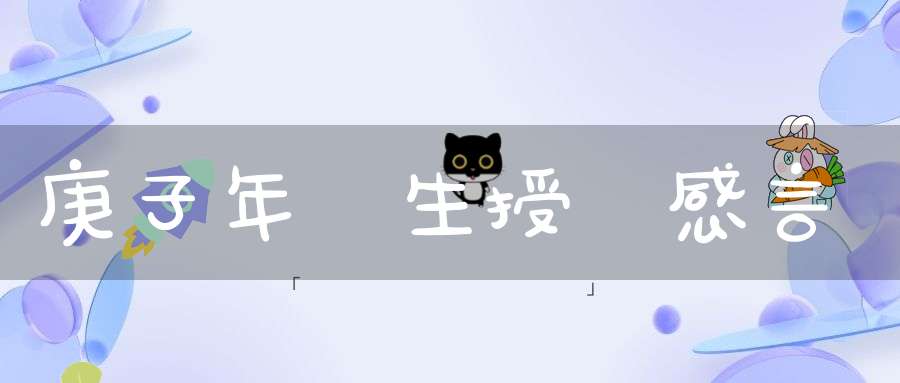 庚子年箓生授箓感言