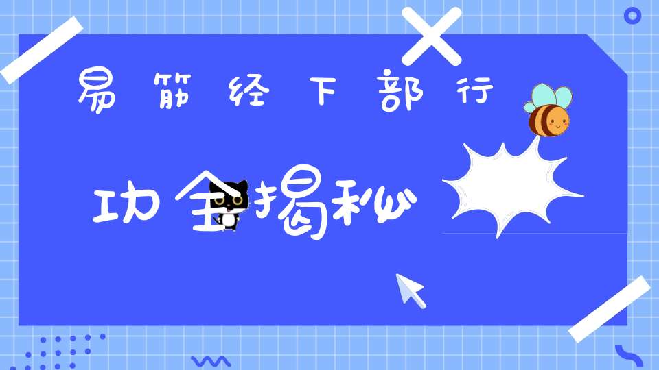 易筋经下部行功全揭秘
