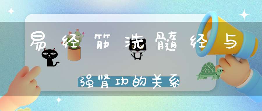易经筋洗髓经与强肾功的关系