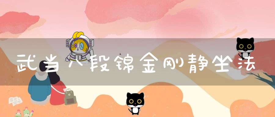 武当八段锦金刚静坐法