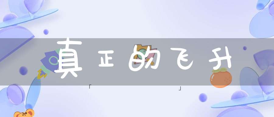 真正的飞升