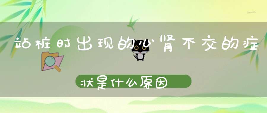 站桩时出现的心肾不交的症状是什么原因