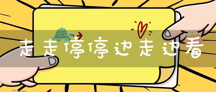 走走停停边走边看
