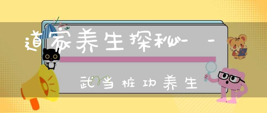 道家养生探秘--武当桩功养生