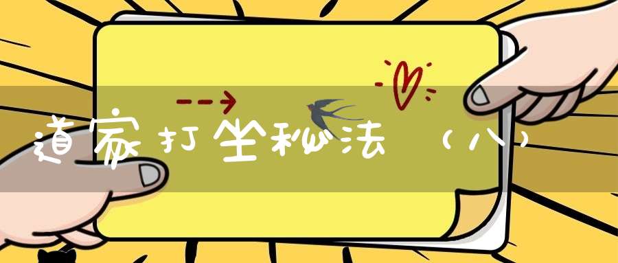 道家打坐秘法（八）