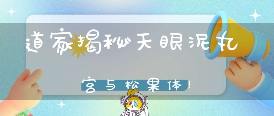 道家揭秘天眼泥丸宫与松果体！