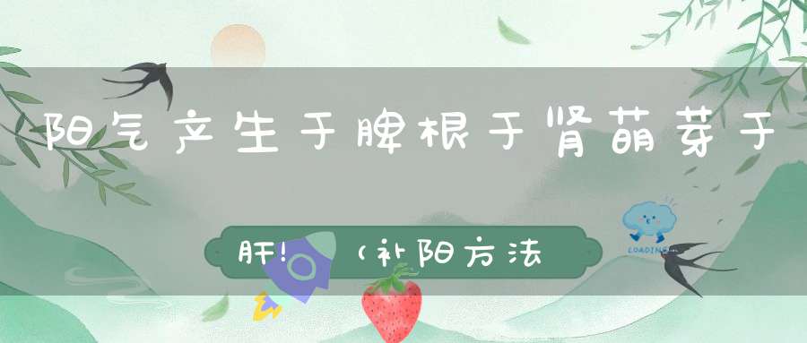 阳气产生于脾根于肾萌芽于肝！（补阳方法大全)