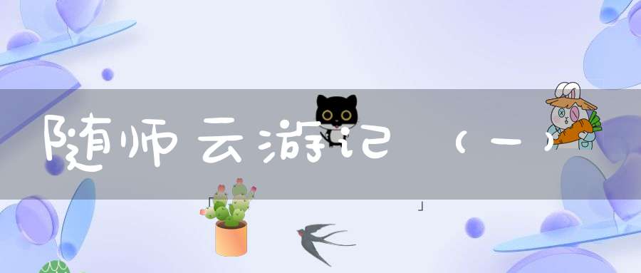 随师云游记（一）