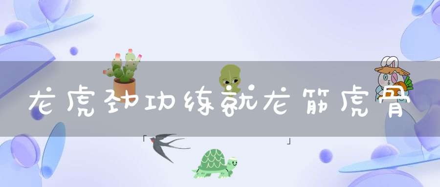 龙虎劲功练就龙筋虎骨