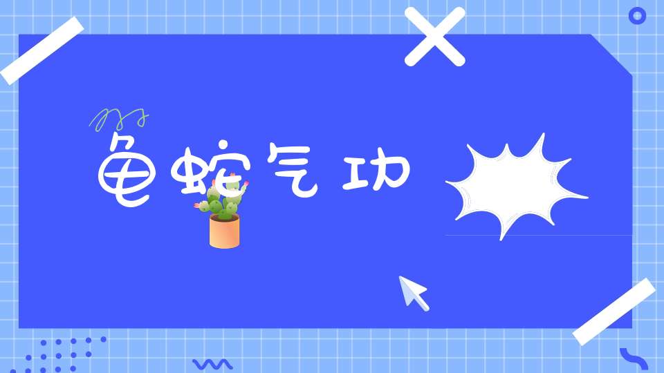龟蛇气功
